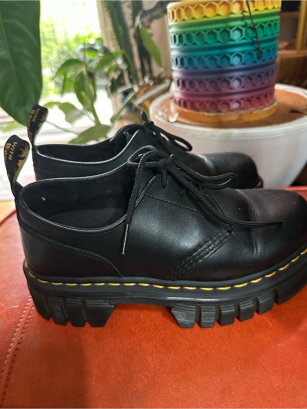 Dr Martens platform oxfords